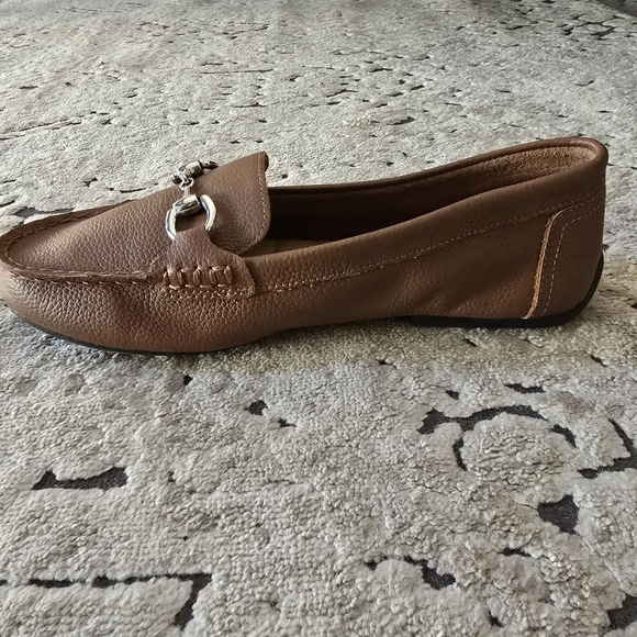 Kelly & Katie Tan Leather Loafers for Men - Picture 4 of 5